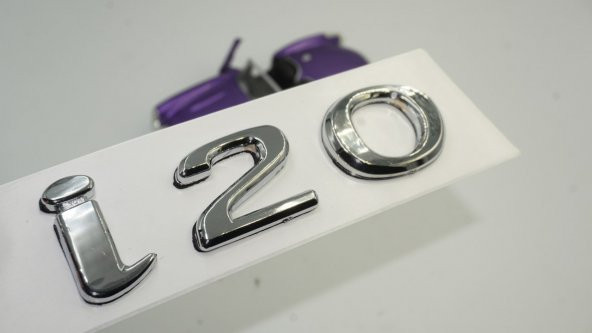 Hyundai İ20 Bagaj Krom ABS 3M 3D Yazı Logo Amblem ürün görseli 1