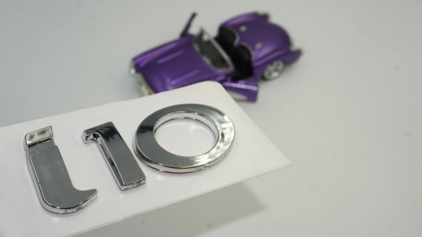 Hyundai İ10 Bagaj Krom ABS 3M 3D Yazı Logo Amblem ürün görseli 1