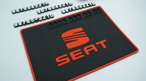 Seat Torpido Üstü Telefon Numaratörlü Silikon Ped - Resim 3