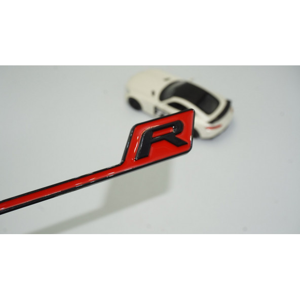 DK Benz AMG R GT R Eklenti Kırmızı Siyah ABS 3M 3D Bagaj Logo Amblem ürün görseli 1