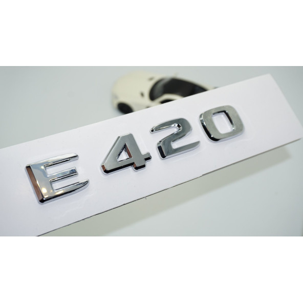 DK Tuning E420 Bagaj Krom ABS 3M 3D Yazı Logo Benz İle Uyumlu ürün görseli 1