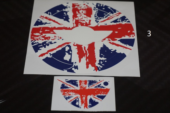 Mini Cooper Countryman F56 Direksiyon Göbeği Sticker ürün görseli 1