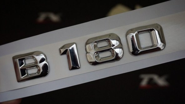 B180 Bagaj Krom Metal 3M 3D Yazı Logo ürün görseli 1