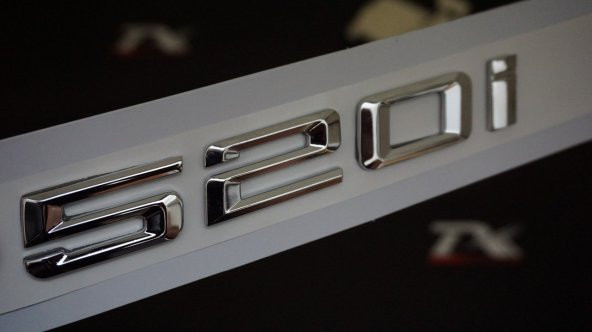 Bmw 520İ Bagaj Krom Metal 3M 3D Yazı Logo ürün görseli 1