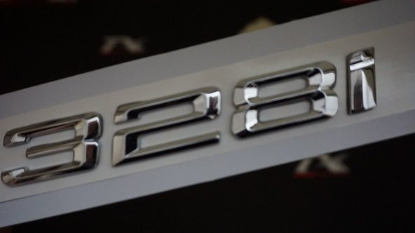 Bmw 328İ Bagaj Krom Metal 3M 3D Yazı Logo ürün görseli 1