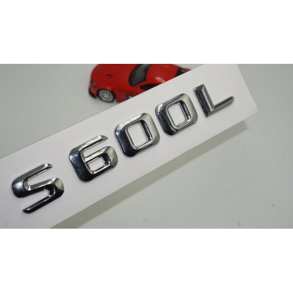S600L Bagaj Krom Metal 3M 3D Yazı Logo ürün görseli 1