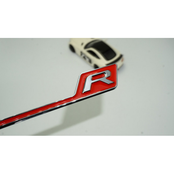 DK Benz AMG R GT R Eklenti Kırmızı Krom ABS 3M 3D Bagaj Logo Amblem ürün görseli 1