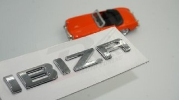 Seat İbiza 98-2010 Yeni Nesil Bagaj Krom ABS 3M 3D Yazı Logo Ambl ürün görseli 1