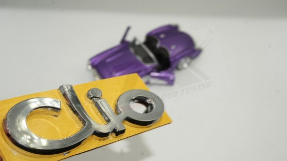 Renault Clio Bagaj Tırnaklı Krom ABS 3M 3D Yazı Logo Amblem ürün görseli 1