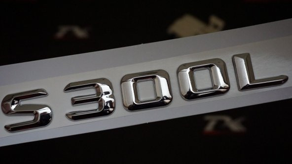 S300L Bagaj Krom Metal 3M 3D Yazı Logo ürün görseli 1