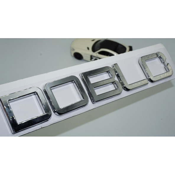 Fiat Doblo Yeni Nesil Bagaj Krom ABS 3M 3D Yazı Logo Amblem ürün görseli 1