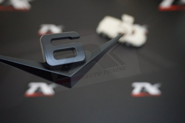 V6 3M 3D Bagaj Krom Metal Yazı Logo ürün görseli 1