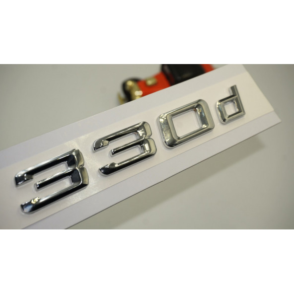 Bmw 330d Bagaj Krom Metal 3M 3D Yazı Logo ürün görseli 1