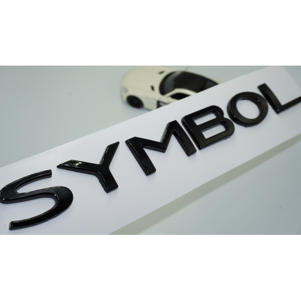 DK Tuning Renault Symbol Siyah ABS 3M 3D Bagaj Yazı Logo ürün görseli 1