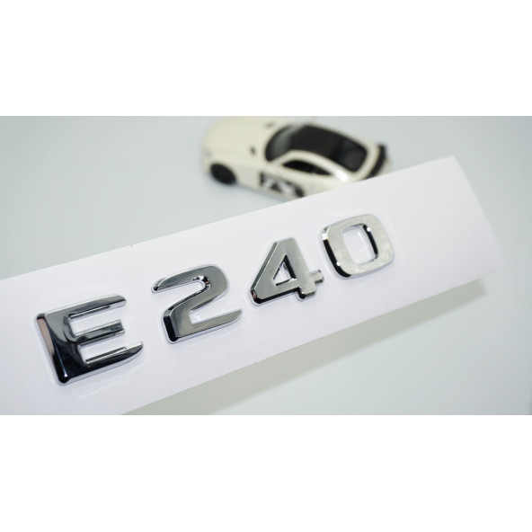 DK Tuning E240 Bagaj Krom ABS 3M 3D Yazı Logo Benz İle Uyumlu ürün görseli 1