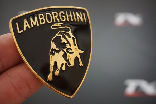 Lombarghini Krom Metal Body 3M 3D Logo Amblem ürün görseli 1