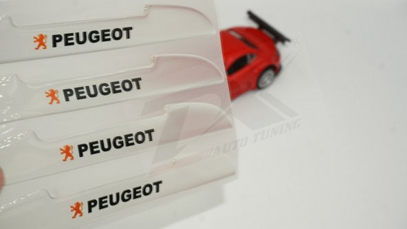 Peugeot Logo Kapı Kenarı Koruma Şeffaf Kauçuk 3M Band New Style ürün görseli 1