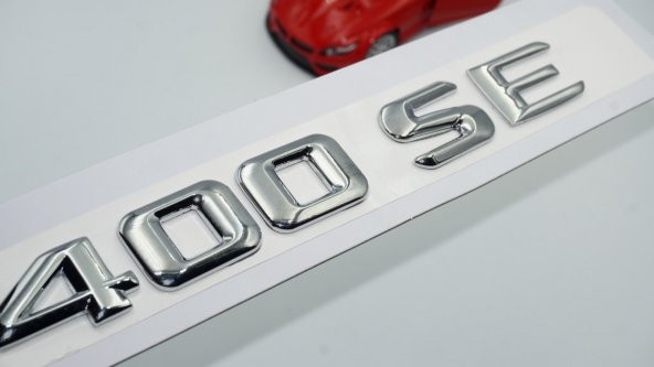 400 SE Bagaj Krom Metal 3M 3D Yazı Logo ürün görseli 1