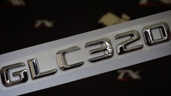 GLC320 Bagaj Krom Metal 3M 3D Yazı Logo ürün görseli 1