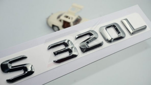 S320L Bagaj Krom Metal 3M 3D Yazı Logo ürün görseli 1