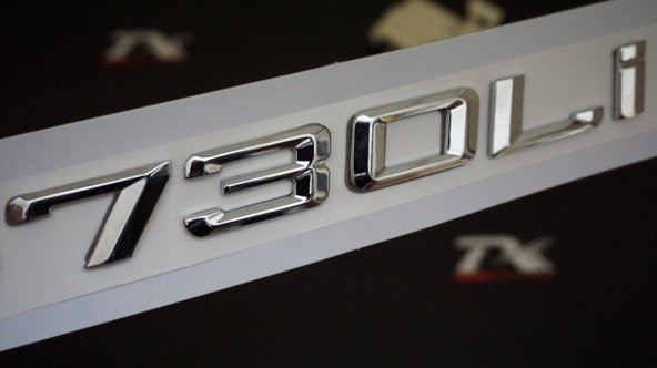 Bmw 730Li 730İ Bagaj Krom Metal 3M 3D Yazı Logo ürün görseli 1