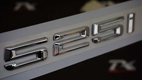 Bmw 525İ Bagaj Krom Metal 3M 3D Yazı Logo ürün görseli 1