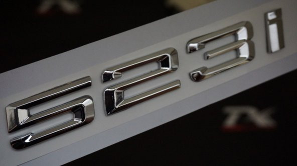 Bmw 523İ Bagaj Krom Metal 3M 3D Yazı Logo ürün görseli 1