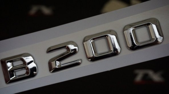 B200 Bagaj Krom Metal 3M 3D Yazı Logo ürün görseli 1
