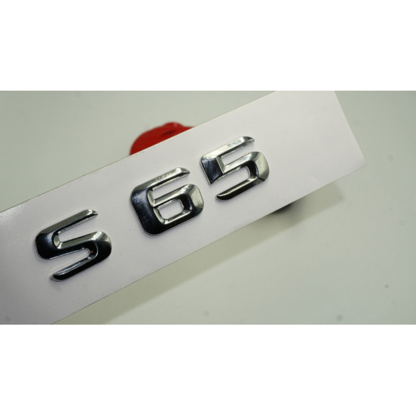 Benz S65 Bagaj Krom Metal 3M 3D Yazı Logo ürün görseli 1