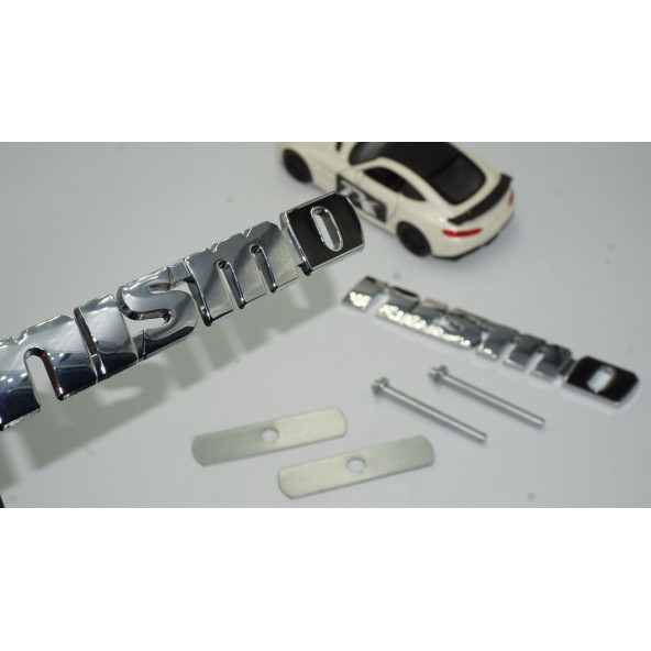 DK Nissan Nismo Krom Siyah Bagaj Ve Ön Panjur Logo Arma Amblem Seti ürün görseli 1