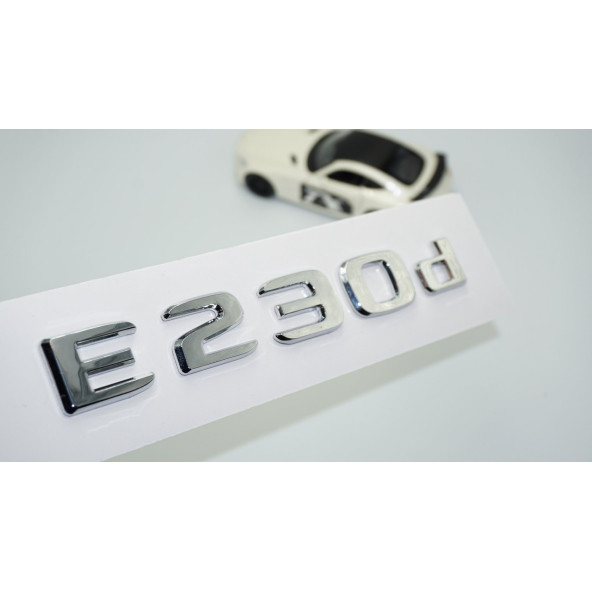 DK Tuning E230d Bagaj Krom ABS 3M 3D Yazı Logo Benz İle Uyumlu ürün görseli 1