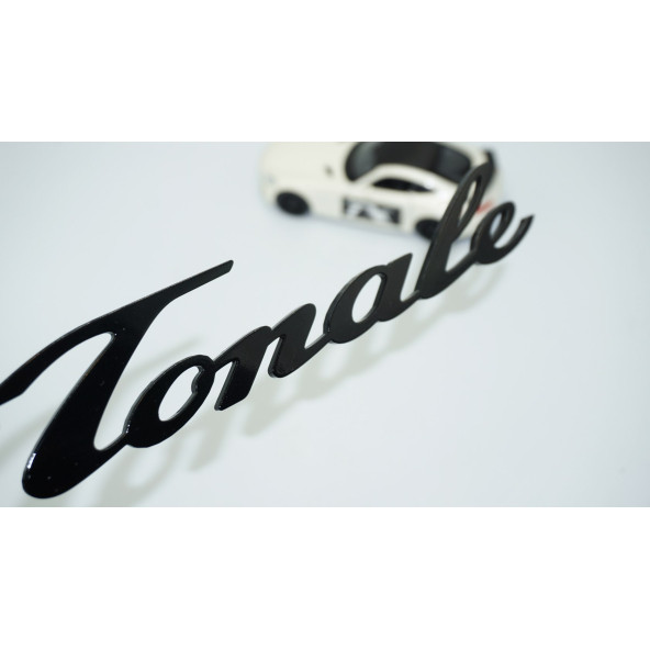 DK Tuning Alfa Romeo Tonale Siyah ABS 3M 3D Bagaj Yazı Logo Arma ürün görseli 1