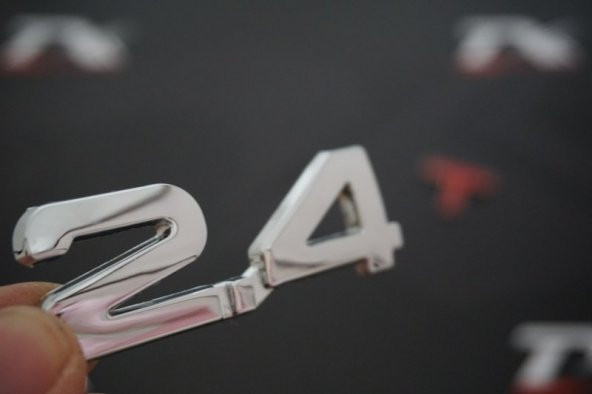 Audi 2.4 T Bagaj Krom Metal 3M 3D Yazı Logo Orjinal ürün ürün görseli 1