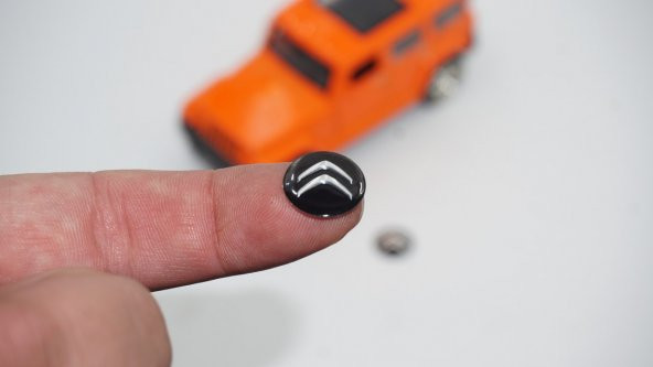 Citroen Oto Anahtar 3M Metal Alaşım Logo 2Li Set ürün görseli 1