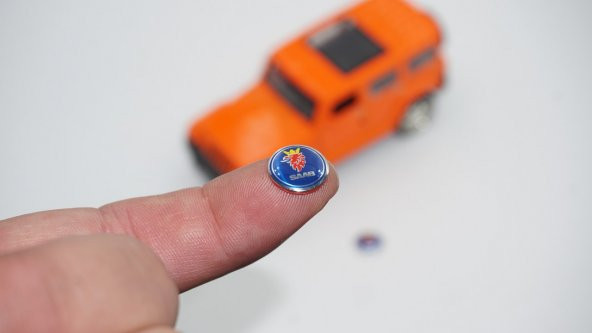 Saab Oto Anahtar 3M Metal Alaşım Logo 2Li Set ürün görseli 1