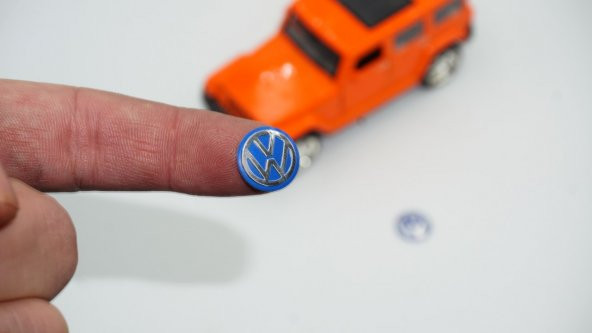 Volkswagen Oto Anahtar 3M Metal Alaşım Logo 2Li Set ürün görseli 1
