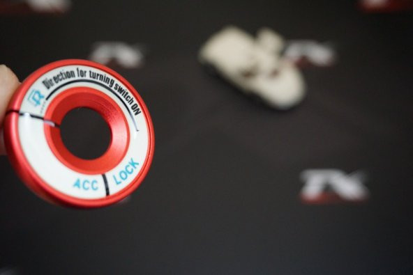 Audi R Line Logo Kontak Girişi Fosforlu Çemberi ürün görseli 1
