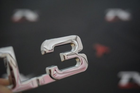 Audi 1.3 T Bagaj Krom Metal 3M 3D Yazı Logo Orjinal ürün ürün görseli 1