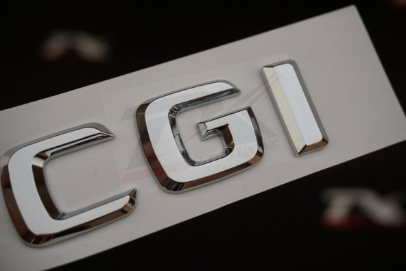 CGİ Bagaj Krom ABS Orjinal Yazı Logo ürün görseli 1