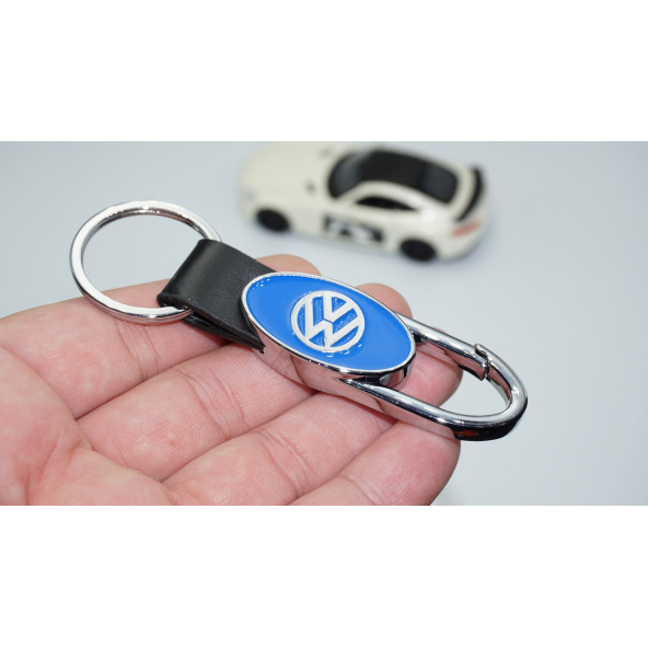 DK Tuning Volkswagen Logo Deri Metal Anahtarlık ürün görseli 1