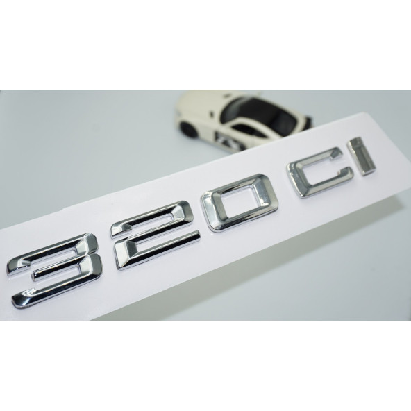 DK Tuning 320Ci Bagaj Krom Metal 3M 3D Yazı Logo Bmw İle Uyumlu ürün görseli 1