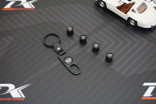 Audi Logo Anahtarlık Sibop Kapağı Seti - Resim 2
