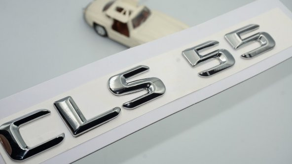CLS 55 Bagaj Krom Metal 3M 3D Yazı Logo ürün görseli 1