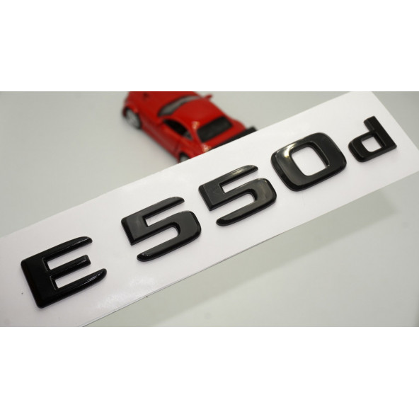E 550d Bagaj Parlak Siyah ABS 3M 3D Yazı Logo ürün görseli 1