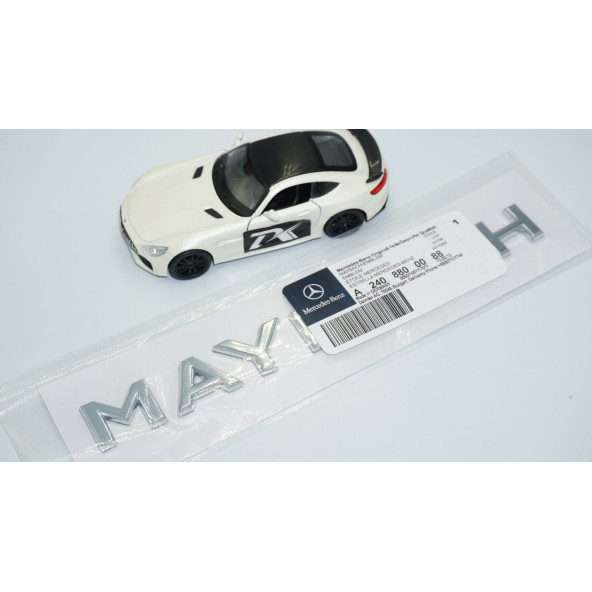 Maybach Bagaj Krom ABS Yazı Logo Arma - Resim 5