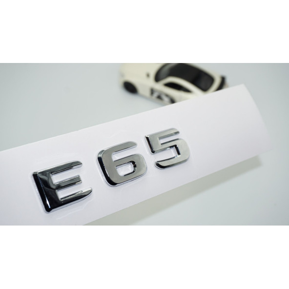 DK Tuning E65 Bagaj Krom ABS 3M 3D Yazı Logo Benz İle Uyumlu ürün görseli 1