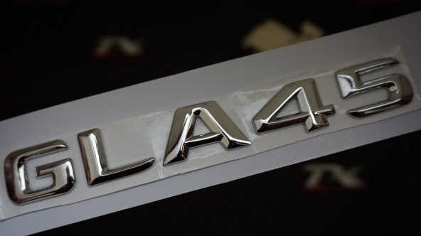 GLA45 Bagaj Krom Metal 3M 3D Yazı Logo ürün görseli 1