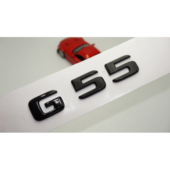 G55 Bagaj Parlak Siyah ABS 3M 3D Yazı Logo ürün görseli 1