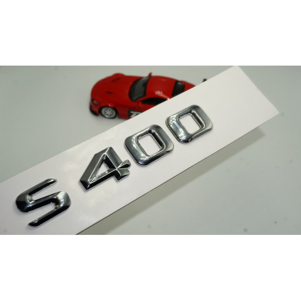 S400 Bagaj Krom Metal 3M 3D Yazı Logo ürün görseli 1