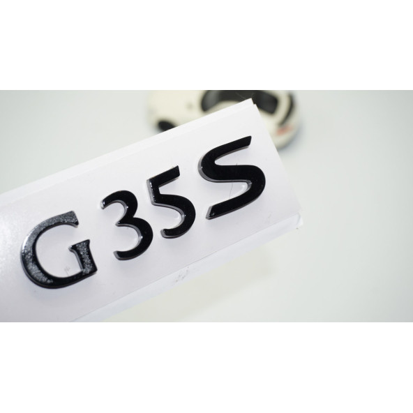 DK Tuning İnfiniti G35 S Siyah ABS Bagaj Yazı Logo ürün görseli 1